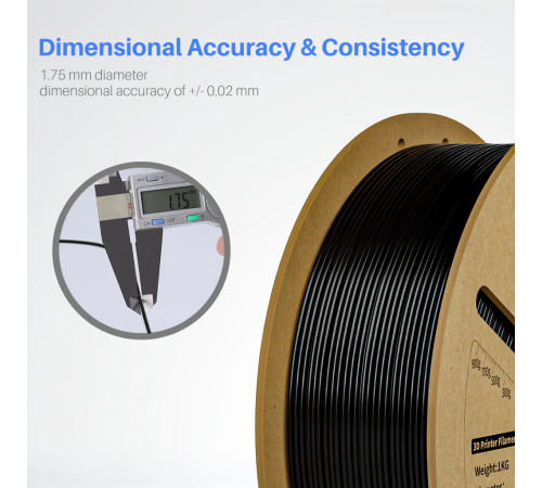 ELEGOO PLA Filament 1.75mm Black