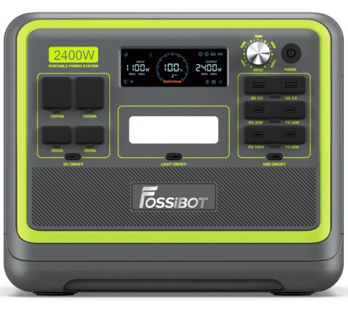 FOSSiBOT F2400 Portable Power Station, 2048Wh LiFePO4