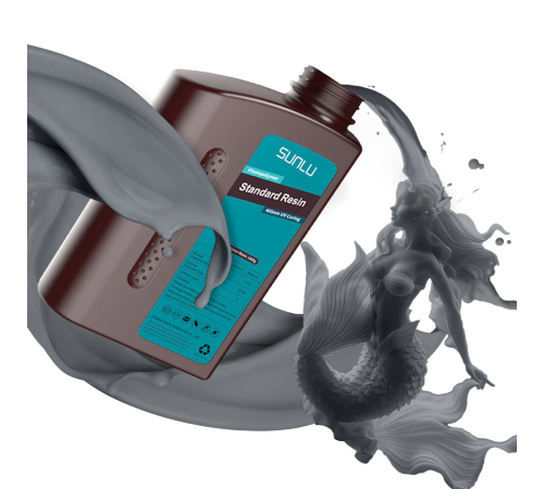 SUNLU 1000g Standard Resin Dark Grey