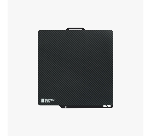 Bambu 3D Effect Plate - X1 Series/P1 Series/A1 / Plate (Pre-applied on Both Sides) / Carbon Fiber