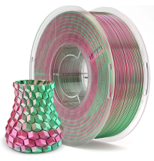ELEGOO Silk PLA Filament 1.75mm Colored 1KG - Silk Green Red