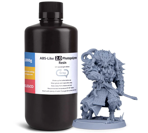 ELEGOO ABS-like Resin V2.0 Grey 1KG