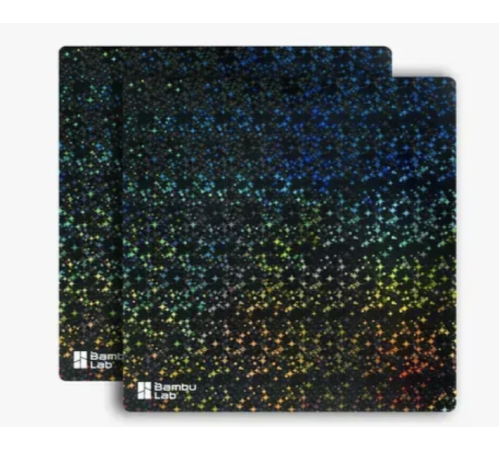 Комплект змінних наліпок Galaxy Sheet для 3D-принтера Bambu Lab X1/P1/A1, 2 шт
